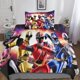 thumbnail image 1 of 3D Power Rangers Duvet Cover, Power Rangers Printed Bedding Set Person Girl Boy Microfiber Bedding Set with Duvet Covers and Pillowcase 2 Pieces Single, 1 of 3