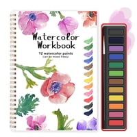 Libro De Acuarela Tlm Libro Para Colorear En Agua Con 12 Colores