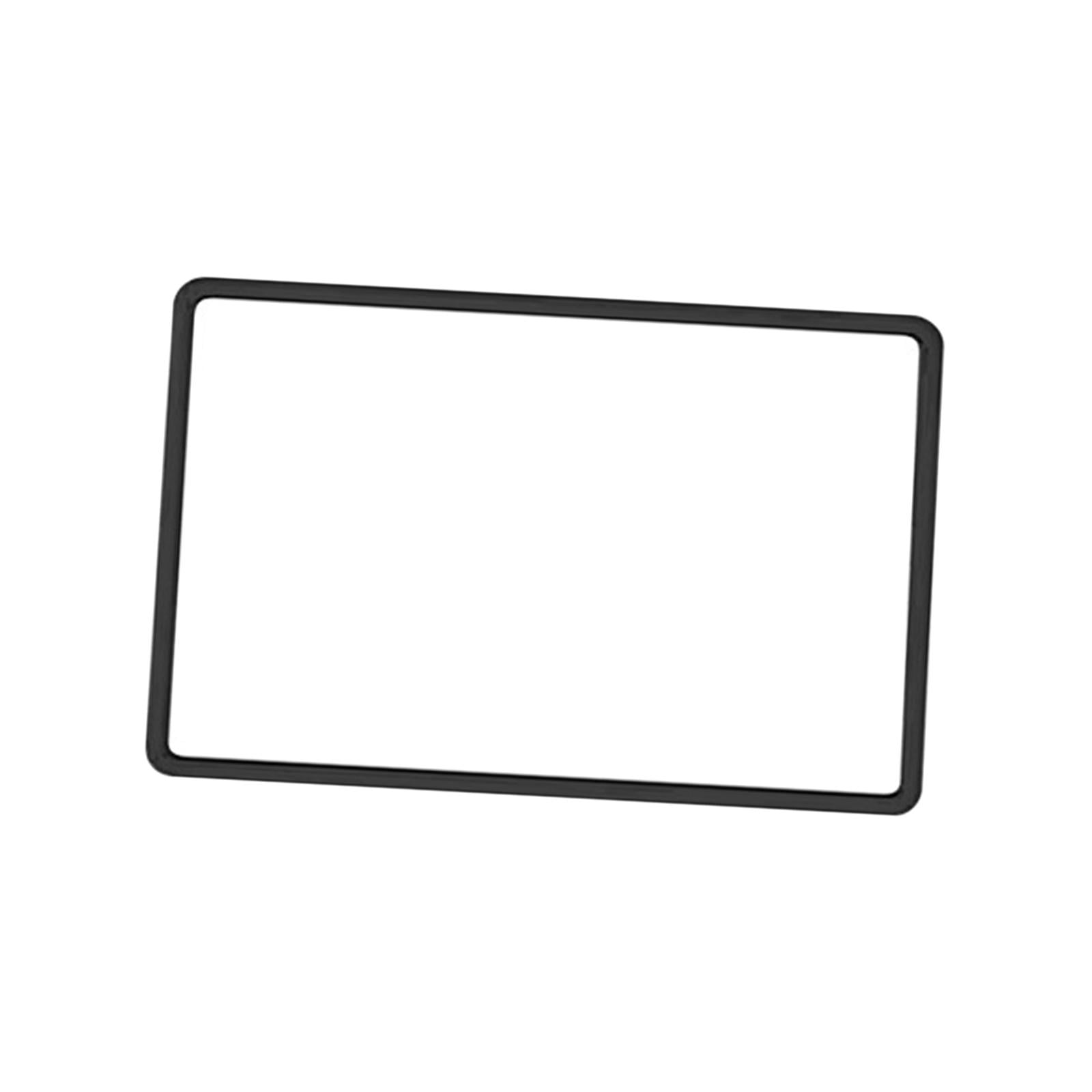 Magideal - Marco Protector De Pantalla De Navegación Marco Protector De Pantalla De Silicona Cubierta De Borde Marco Protector De Silicona Para Dolphin Negro 156 Pulgadas