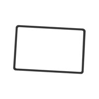 Magideal - Marco Protector De Pantalla De Navegación Marco Protector De Pantalla De Silicona Cubierta De Borde Marco Protector De Silicona Para Dolphin Negro 156 Pulgadas