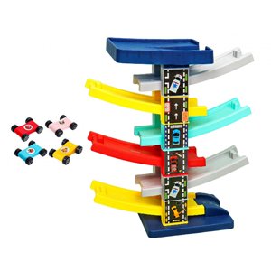 Bothyi - Coche Rampa Racer Juguete Vehículo Set Color Brillante, Actividad Educativa Preescolar