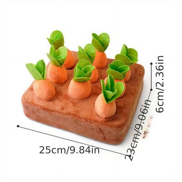 Baby And Child Play House Baby Educational Early Education Plucking Carrot Game Plush Toy, Montessori Teaching Aids, Children's Moving Brain, Baby Memory, Educational Early Education Refining Action