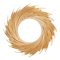 Magideal - Espejo De Maquillaje Redondo Espejo De Tocador De Baño Decorativo Decoración De Espejo Montada En La Pared , Dorado