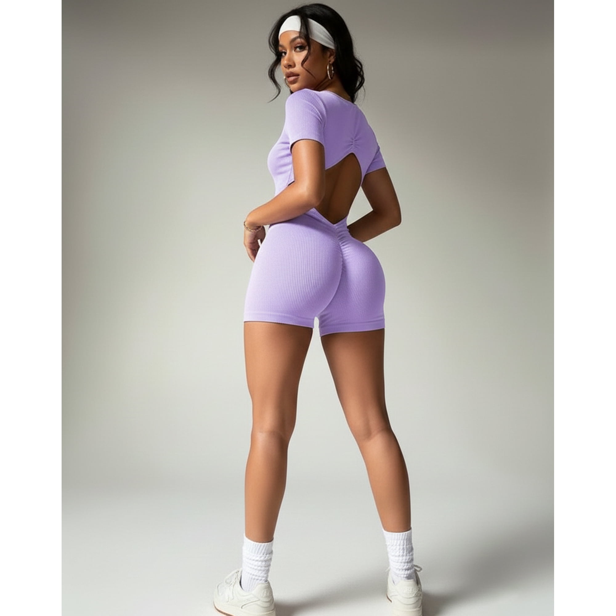 Flix Spa - Enterito Corto Mujer Push Up Sin Costuras Moldeador