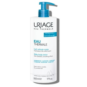 Loción Corporal Uriage Silky Con Manteca De Karité Y Ácido Hialurónico 500 Ml