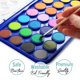 thumbnail image 3 of Set de Pinturas Acuarelas Ultimate Stationery 12 Colores 2 Paquetes, 3 of 6