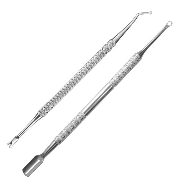 Set de Herramientas para Manicura HIFAU Acero Inoxidable 2 Piezas