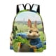 thumbnail image 1 of Pedro Conejo-theme Backpack, Campus style schoolbag Bookbag with Adjustable Shoulder Straps And Large Zip Compartment, Unisex Travel Bags.42x30x15cm, 1 of 6