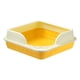thumbnail image 1 of Caja De Arena Para Gatos Semicerrada Con Aumento, Orinal, Inodoro, Antisalpicaduras, Portátil, Amarillo, 1 of 3