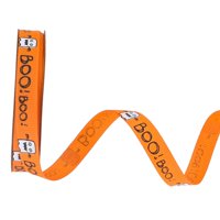 Magideal - Cinta Decorativa Halloween Para Manualidades Diy Adorno Festivo Lazos Para Regalos Decoración De Fiestas Hecha De Poliéster Resistente Adecuada Para Naranja