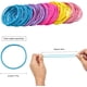 thumbnail image 3 of 100 Piezas Elásticas Cacampanao Bobbles, 2mm Cacampanao Negro Cacampanao Bandas, Negro Delgadas Cacampanao Bandas Pequeñas Suave Cacampanao Lazos Ponytail Holders conout Metal para mujeres Niñas Niños, 3 of 6