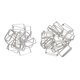 thumbnail image 4 of Conector de hebilla ajustable de metal de 40 piezas para correa de bolsa 38x16x2.8mm plateado, 4 of 5