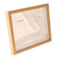 Bothyi - Marco De Caja De Sombra Para Almacenamiento De Medallas, Madera Coleccionable Para Insignias, Insignias, Gimnasia, Color Madera, 10 Pulgadas