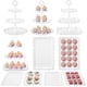 thumbnail image 1 of Soporte para magdalenas de postre Kootek de 3 niveles, 10 unidades, 1 of 7