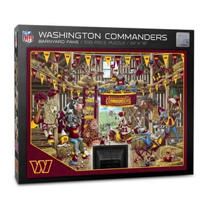 Puzzle Youthefan Nfl Washington Commanders Barnyard Fans, 500 Unidades
