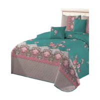 Genérico - Cubrecama Quilt Verano 2 Plazas + 2 Fundas Almohada D18