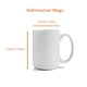 thumbnail image 2 of Juego de 12 tazas de sublimación TANGLONG, 450 ml, cerámica blanca, 2 of 7
