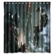 thumbnail image 1 of Cortina de ducha de Batman Arkham Knight con ganchos (167 x 183 cm), 1 of 3
