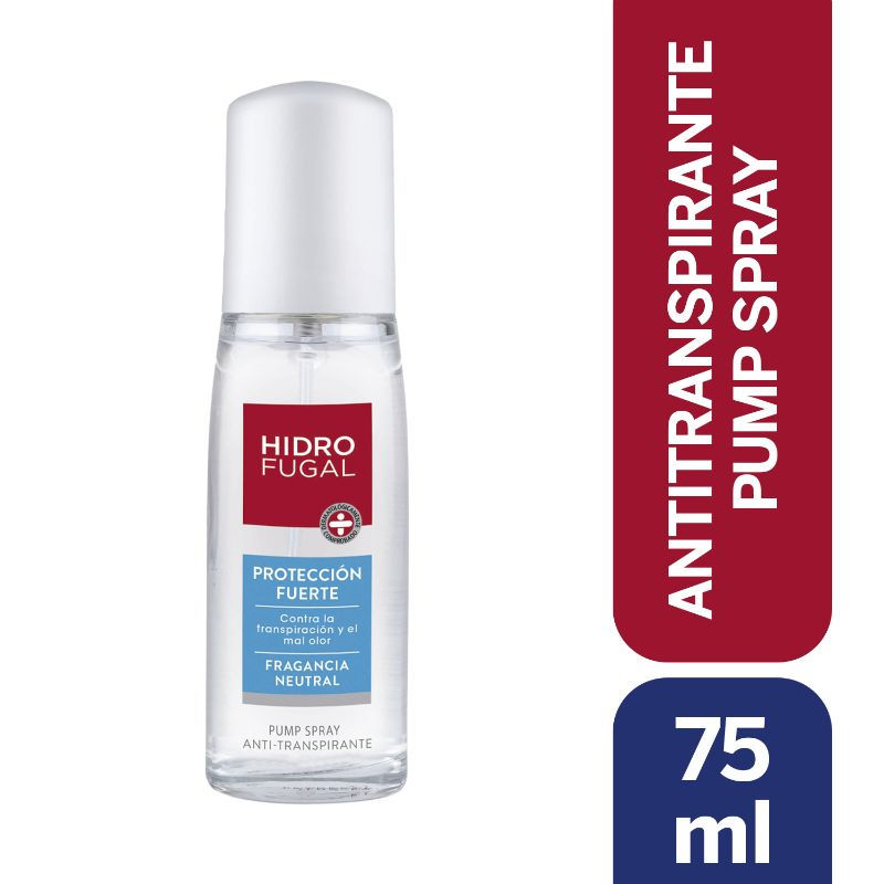 Antitranspirante Pump Spray Fragancia Neutral 75 ml Hidrofugal
