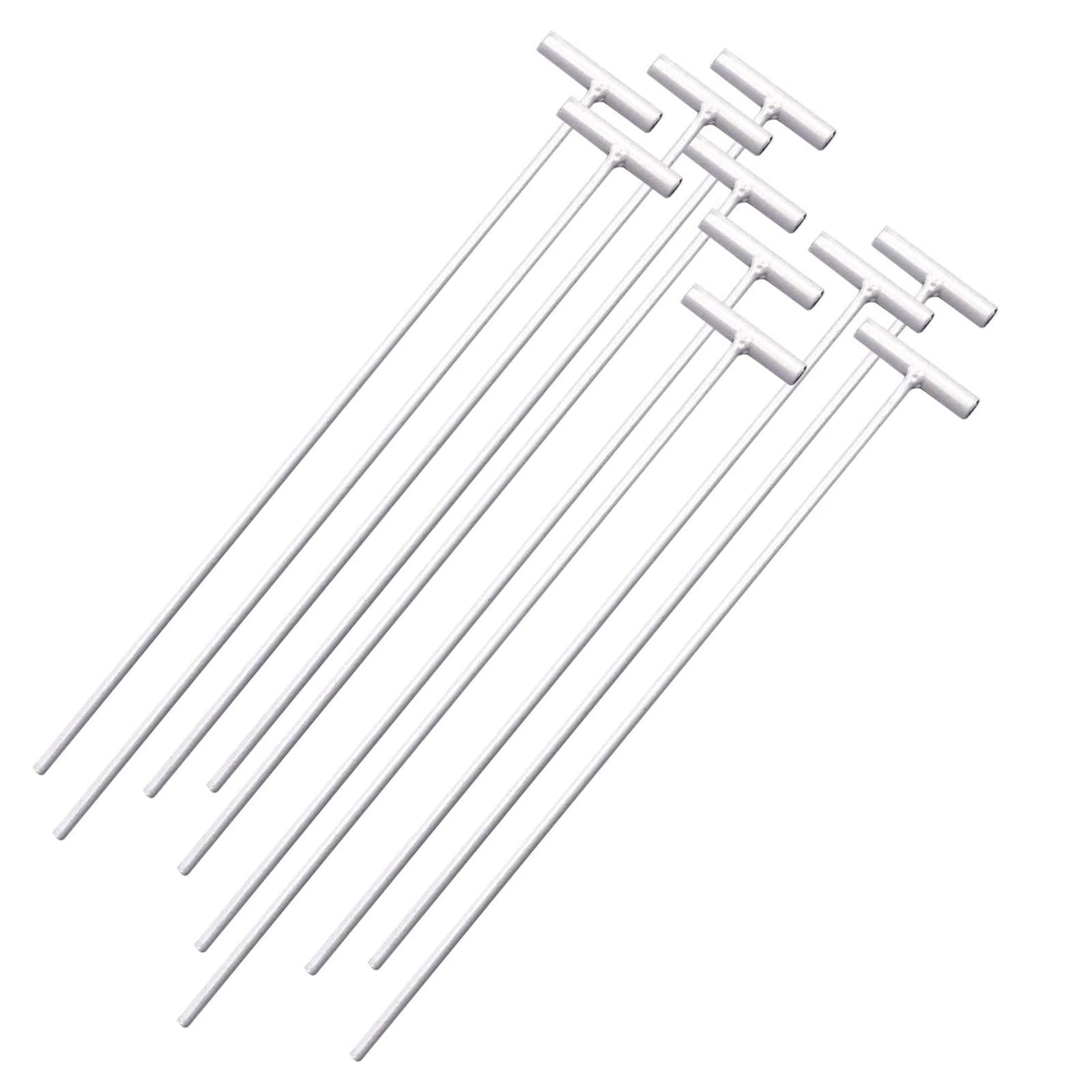 Ioensy - 10 Barras En Forma De T Para Puerta De Entrada De Palomas, Para Atrapar Pájaros, Para Puertas Tipo Jaula De Pájaros.