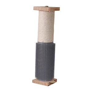 Ioensy - Cat Scratching Post Reemplazo Kitten Scratch Pole Para Regalo Accesorios Para Mascotas Negro