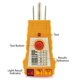 thumbnail image 2 of Probador de tomacorrientes Bastex con prueba GFCI para enchufe de CA 110‑120 V, 2 of 7