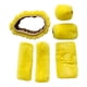 thumbnail image 3 of 6 Fundas Genéricas De Felpa Suave Para Volante, Protector De Mango De Volante, Color Amarillo, 3 of 3