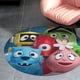 thumbnail image 4 of Yo Gabba Gabba Alfombra Redonda de Felpa Coral, Antideslizante, No Desprende Pelusas, Lavable y Duradera para Salón, Dormitorio y Habitación de Niños 60cm, 4 of 6