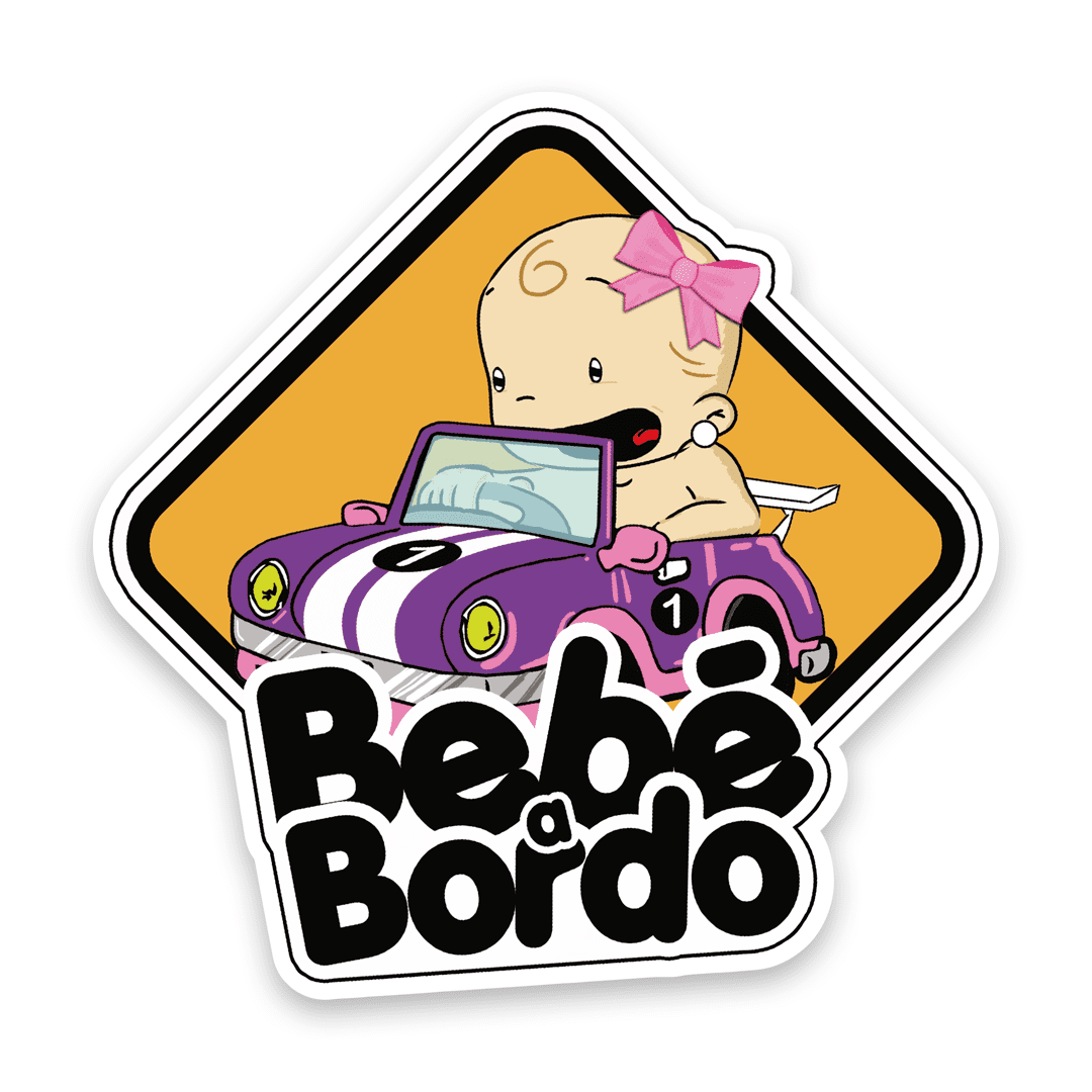 Babyonboard - Bebé A Bordo Auto Niña