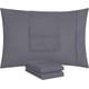 thumbnail image 5 of Juego de fundas de almohada Utopia Bedding King 51 x 102 cm, color gris, paquete de 4, 5 of 7
