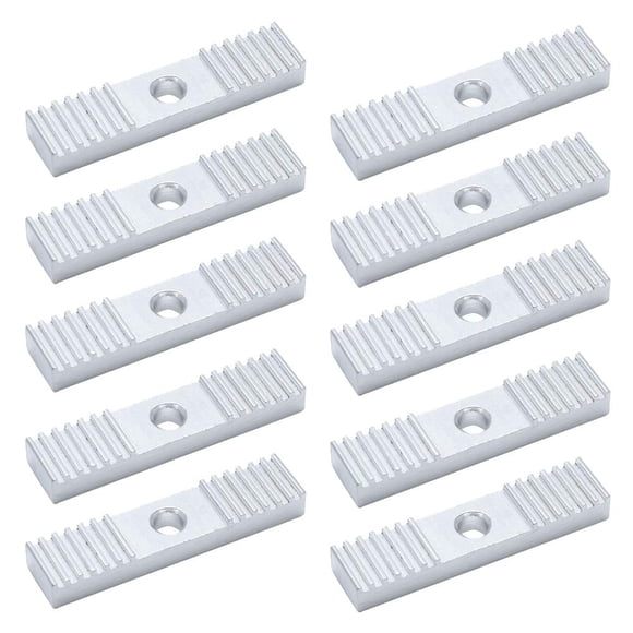 Abrazaderas para correa de sincronismo Eilumduo 9x40 mm GT2 de aluminio, 10 piezas