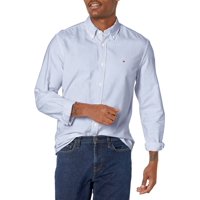 Camisa Oxford De Manga Larga Tommy Hilfiger Para Hombre, Color Azul S