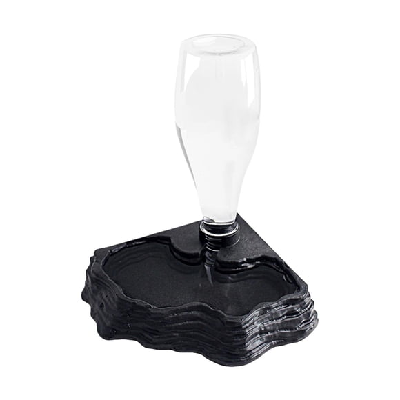 Dispensador Automático De Agua Para Reptiles, Terrario Para Dragones Barbudos, Tortugas, Ranas, Color Negro