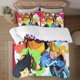 thumbnail image 1 of Bravest Woriors 3-Piece Bedding Set For Kids Boys Girls Adult Cartoon Warm Cute Fashion Holiday Present Gift Bed Sheets, 1 of 5
