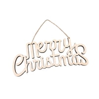 Magideal - Letrero De Madera En Inglés ""Merry Christmas"", Decoración Rústica Para El Hogar, Estilo Granja, Para Chimenea, Cocina, Pasillo, Valla De La Ninguno A