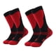 thumbnail image 1 of Calcetines de esquí para niños, paquete de 2 pares de calcetines de snowboard para niños y niñas pequeños, diseño por encima de la pantorrilla con puño antideslizante., 1 of 7