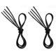 thumbnail image 1 of Cordones VSUDO 2 pares 81 cm negro redondo 3 mm, 1 of 8