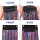 thumbnail image 2 of Xiao Hua Diadema con clip, 12 unidades de diademas verdes de 19,69 * 1,38 pulgadas, diademas reutilizables para pelucas, diademas brillantes adecuadas para fiestas de cumpleaños y eventos., 2 of 3