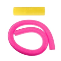 Ioensy - Fideos Flotantes Para Piscina, Flotadores Flexibles Para Juegos De Agua Con Conector, 2,6X59 Pulgadas, Color Rosa Sólido
