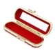 thumbnail image 3 of Lápiz labial de cuero Lip Gloss Case Caja de almacenamiento Balm Holder with Mirror Red, 3 of 5