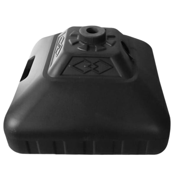 Base de Paraguas Rellenable con Agua, Soporte para Paraguas para Exteriores, Cuadrado, Estable, 28L, Soporte para Paraguas para Patio Trasero, Piscina Negro