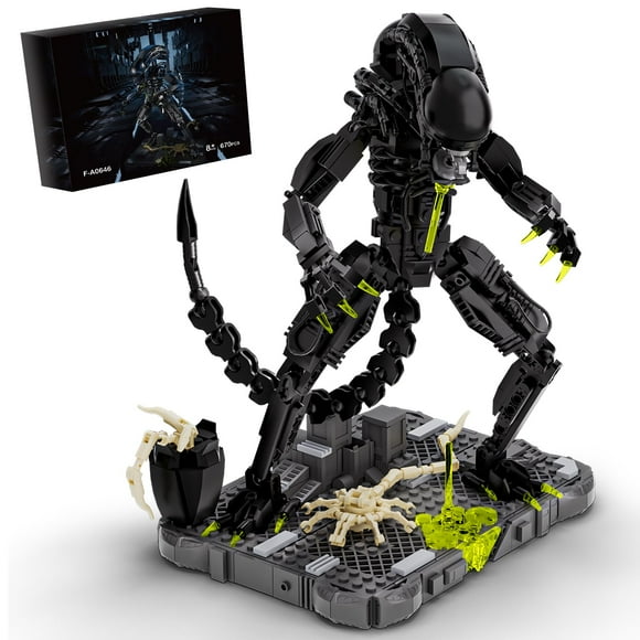 Building Blocks Set ItsHwoee Xenomorph con figura de acción