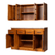 thumbnail image 2 of Mueble de Cocina Set Elevacion y base Berlin Madera Nogal 4 Puertas, 2 of 2