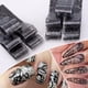 thumbnail image 5 of Lámina de transferencia de uñas SmallCat, 10 hojas, encaje negro, para bricolaje, 5 of 7