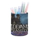 thumbnail image 1 of La Familia Addams 3-theme Cylinder Pen Holder Pencil Organizer with Flannel Lining PVC Leather Material Cardboard Base for study work 10*8CM, 1 of 6