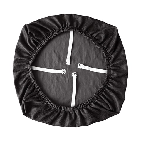 Bothyi - Funda Elástica Para Silla De Oficina, A Prueba De Polvo, Para Banquete En Casa, Comedor, Color Negro
