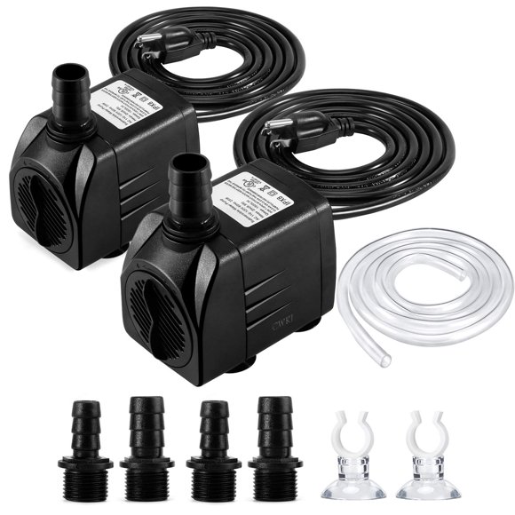 Bomba de Agua CWKJ 400 GPH (2 unidades) 110V/120V, Elevación 2 m