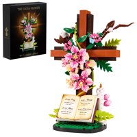 Set De Construcción Aoxekbolo Con Forma De Cruz De Jesús Con 568 Piezas