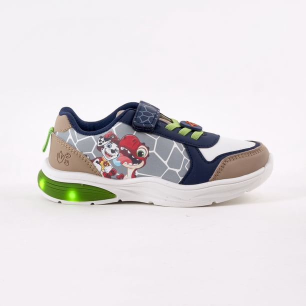 Zapatilla Luces Niño Paw Patrol Marshalll & Dino Gris