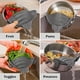 thumbnail image 3 of Rv Kitchenware Silicone Pot Strainer Colander Snap Clip Drainer Food Pasta Strainer Basket And Pot Strainer Kitchen Gadgets，Reusable And Adjustable, 3 of 4